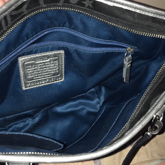 AUTHENTIC 💯% Coach Bag EUC Logo W/Sparkle - Picture 14 of 14